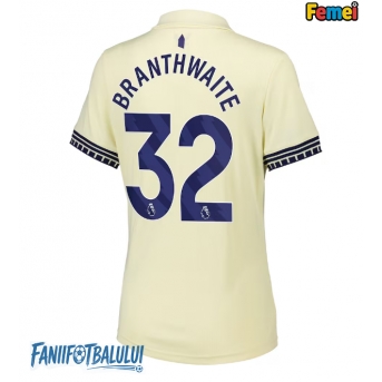 Everton Jarrad Branthwaite #32 Tricou Fotbal Replică 2025-26 Femei Deplasare